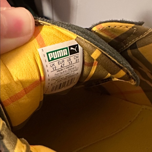 Puma Yellow and Orange Platform Men Fenty Deadstock - Picture 2 of 2